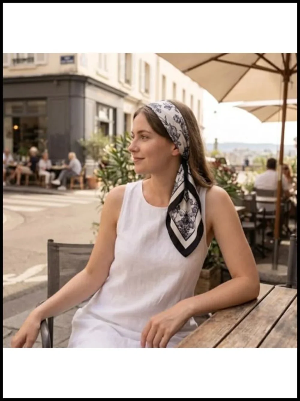Polyester Satin Square Scarf 27.5